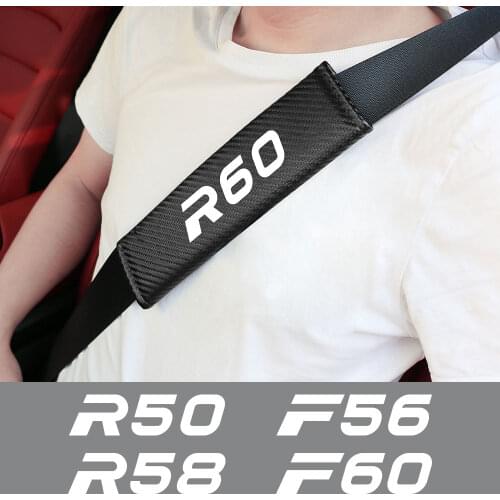 For Mini Cooper F54 F55 F56 F57 F60 R50 R52 R53 R55 R56 R57 R58 R60 Car Seat Safety Belt Cover Body Protect Auto Accessories