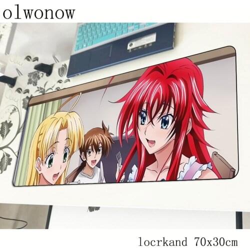 High school dxd mousepad gamer cool new 700x300x3mm gaming mouse pad large HD pattern notebook pc laptop padmouse ergonomic mat