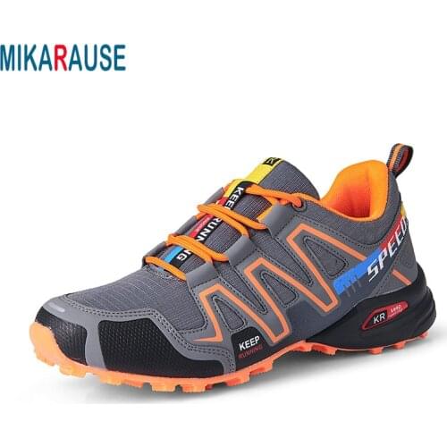 Mikarause New Sneakers Men Running Shoes Fashion Walking Tenis Shoes Man Non-slip Sport Training Shoes Outdoor Jogging Shoes
