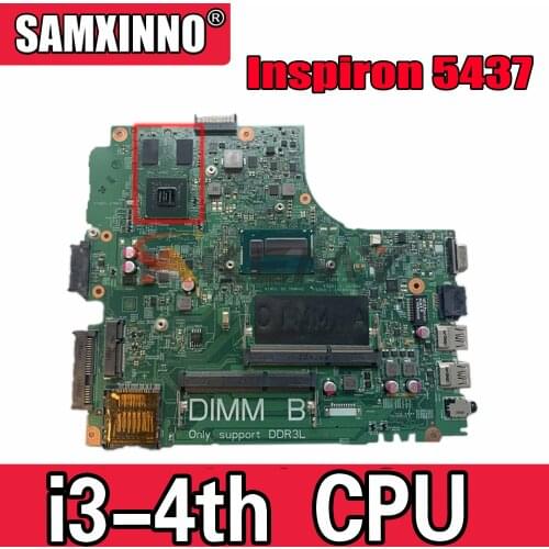 Original Laptop motherboard For DELL Inspiron 5437 0VCT9N 12314-1 Mainboard SR16Q I3-4010U N14P-GV2-S-A1