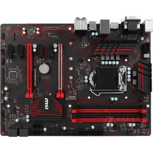Original motherboard for MSI Z270 GAMING PLUS LGA 1151 DDR4 USB3.1 USB2.0 64GB 7500 7700K Z270 desktop motherboard free shipping