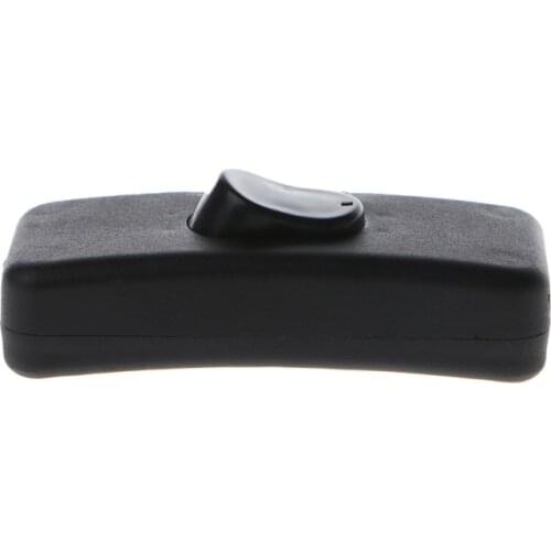 Universal AC 110-250V 2A Inline Lighting Lamp Plastic In Line Cord Rocker Switch