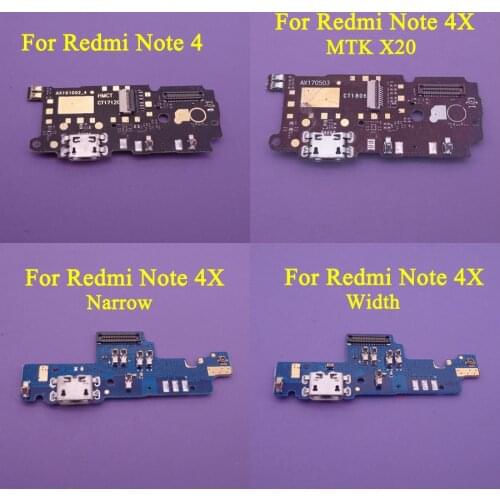 For Xiaomi Redmi NOTE 4 / Redmi NOTE 4X MTK X20 Narrow Width USB Charging Charger Port Dock Connector Plug Board connector