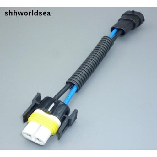 Worldgolden 2/10/50/100pcs H8 H11 Socket Xenon Harness Plugs Connector LED Light Bulb Fog Car Truck MALE AND FEMALE CERAMIC