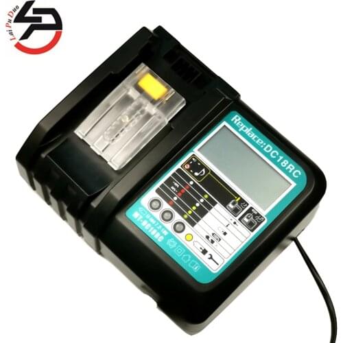 Li-ion Battery Charger 3A Charging Current for Makita 7.2V 18V BL1830 Bl1430 DC18RC DC18RA Power tool battery