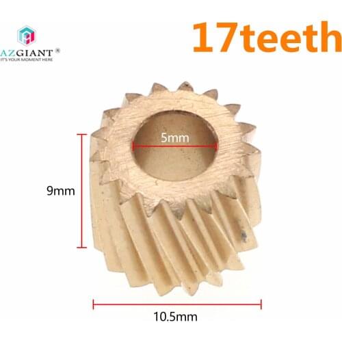 1pcs 17teeth diagonal gear for Parking Brake Actuator Handbrake Module Motor For Benz S-Class W221 2006-2013 ( S320 350 500 600)