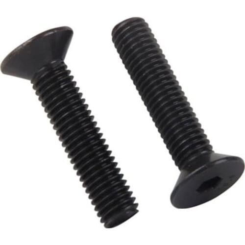 10pcs M5x35 mm or M5x40 10.9 Alloy Steel Hex Socket Head Cap Screw Black screw flat head countersunk 10.9grade