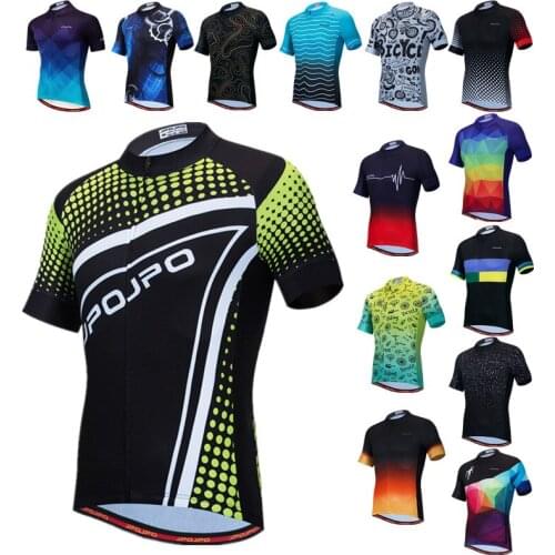 2021 Mens Cycling Jersey Tops Summer Mountain Bicycle Clothing Ropa Maillot Ciclismo Road MTB Bike Jersey Pro Team Cycling Shirt