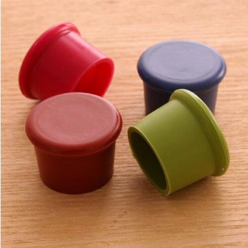 3pcs Dust-proof Wine Stopper Soft SIlicone Bottle Stopper Plug Sealed Bottle Cap for Wine Bottle Beer Soda Drinks Kitchen Gadget