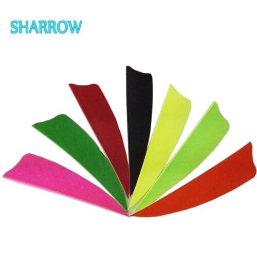 30/50pcs 3 Inch Turkey Feather Shield Cut Real Fletching Vanes for Archery Bow Hunting Training Shooting Target Accessories DIY