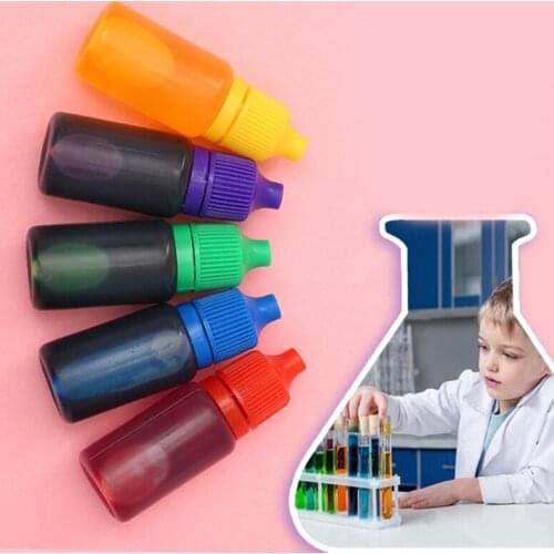 7 Colors 10ml Handmade Soap Dye Pigments DIY Liquid Pigment Slime Colorant for Painting Coloring Science Experiment Kids GXMA