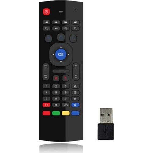 Wireless Air Mouse Keyboard 2.4G RF Gyro Sensor Voice Control Smart Remote Control for X96 H96 Android TV Box Mini PC vs G10