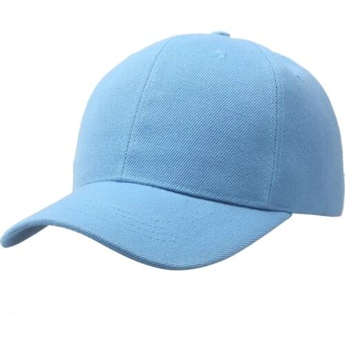 14 Colors Men Women Plain Hat Curved Sun Visor Cotton Baseball Cap Solid Color Fashion Adjustable Caps 58-60cm
