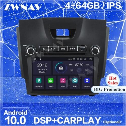 Carplay Android Screen GPS Navi For Chevrolet TRAILBLAZER Holden S10 ISUZU D-MAX Auto Radio Stereo Multimedia Player Head Unit