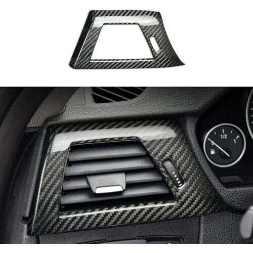 Real Carbon Fiber Left Air Vent Outlet Trim Cover for -BMW 3 4 Series F30 F34 M3 M4 F80 F82 2014-2018