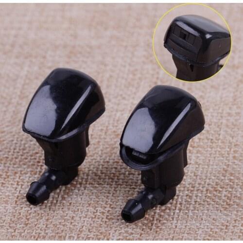 CITALL 2Pcs Front Windshield Wiper Nozzle Washer Jet Fit for Toyota 4Runner Corolla Tacoma 2005 2006 2007 2008-2011 Sienna 2006