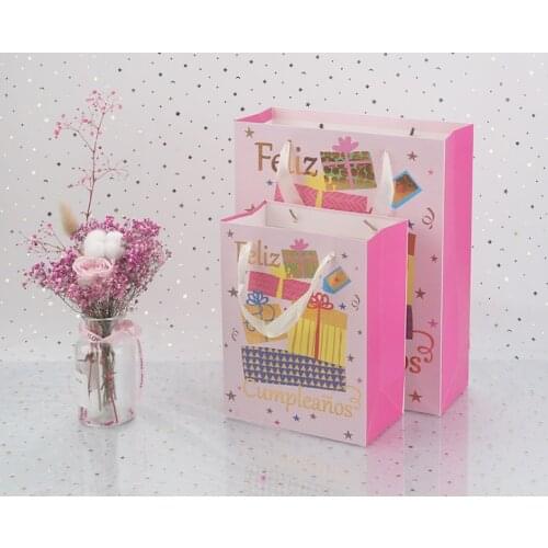 Color square solid wide bottom folding cake paper bags with logo print,Custom Gift Wedding paper packing Bags --XP2345