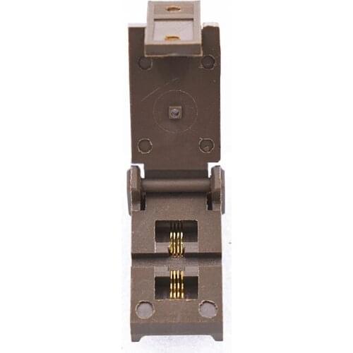 DFN8 WSON8 QFN8 Burn In Socket Pin Pitch 0.5mm IC Body Size 2*3mm Clamshell Test Socket ZIF adapter Kelivn socket