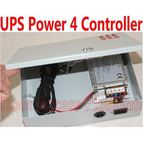 Europe UPS Power 100-265V AC@50-60HZ box+Power lines for Web access controller system,TCP controller panel DC12V,5Amp currents