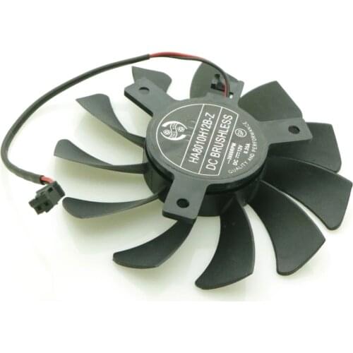 HA8010H12B-Z HA8010H12F-Z 12V 0.35A 75mm 2Pin For MSI 750TI GTX750TI N740 GTX730 GTX740 Graphics Card Cooling Fan