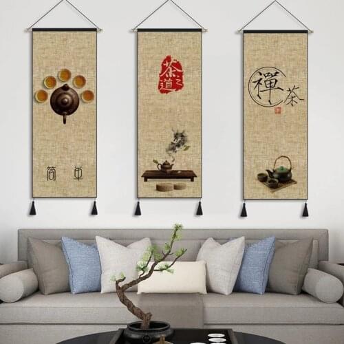 Chinese Tea Ceremony Posters Home Decor Wall Art Painting for Living Room Decoration Canvas Print Painting Aesthetics Posters