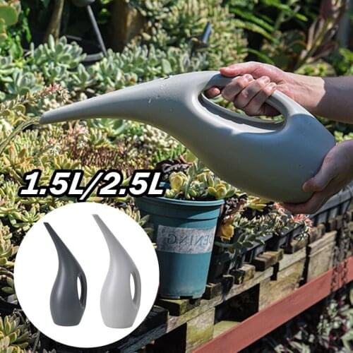 1Pc 1.5L/2.5L Large-capacity Watering Can Plastic Long-mouth Spray Bottle Home Gardening Accessories