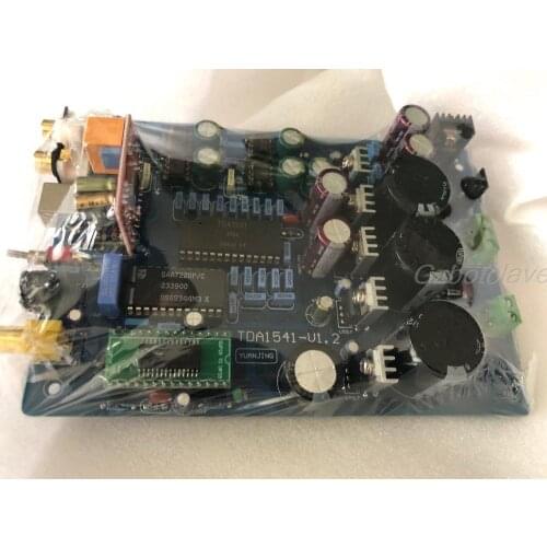 TDA1541 optical fiber coaxial decoder board