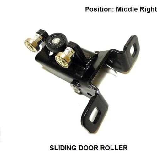 CAR PARTS FOR FORD TRANSIT 2000-2006 MIDDLE RIGHT SIDE SLIDING DOOR ROLLER FULL UNIT NEW