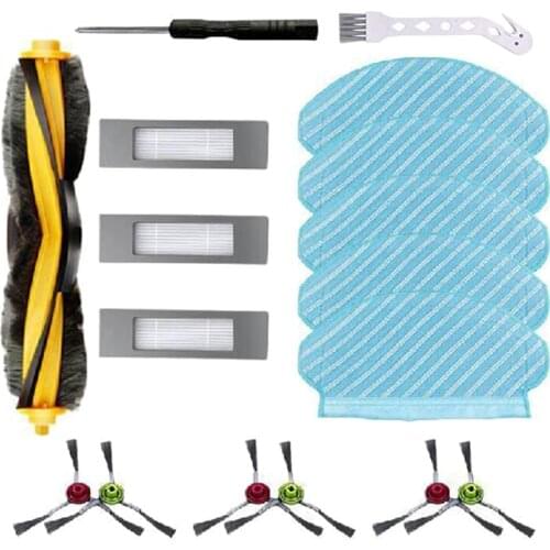 Roller Brush Dust Bags Replacement Filters Part Kit for Ecovacs Deebot OZMO 920 950 Robot Vacuum Cleaner Accessories