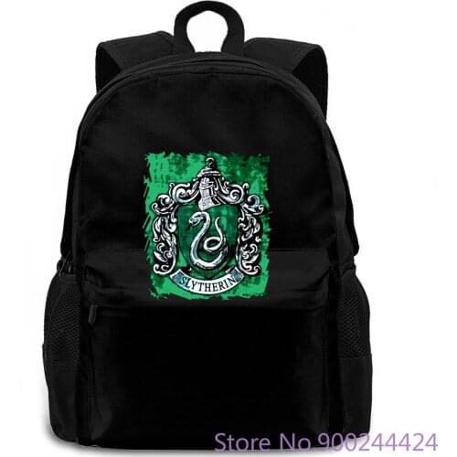 Magic Boy Slytherin Crest New Design Print women men backpack laptop travel school adult student