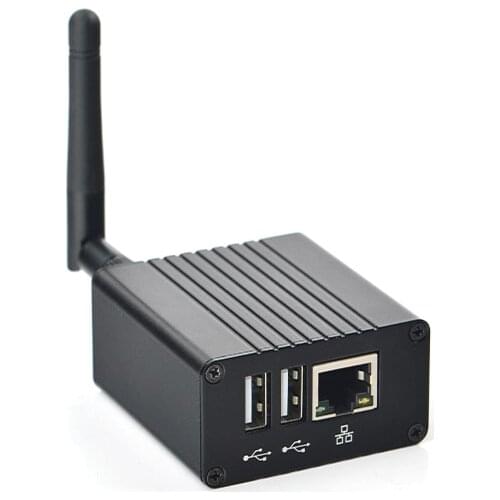 With Antenna And Custom Heat Sink NanoPi NEO Plus2 All-Metal Aluminum Housing