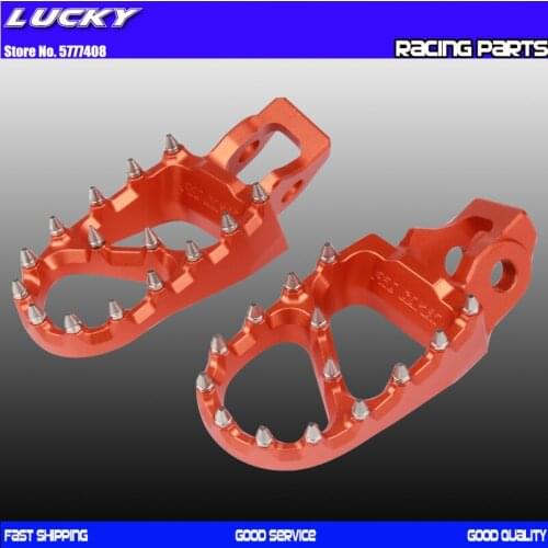Billet Foot Pegs Rests Pedals For SX 125 150 SX-F 250 350 450 XC-F 250 350 450 SX 250 XC 300 XC25 SX85 SX-F250