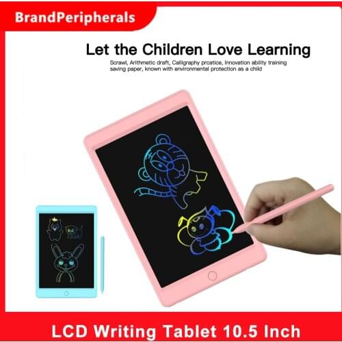 10.5 Inch LCD Writing Tablet Drawing Pad Handwriting Colorful Board with Magnetic Stylus for Toddler Kids