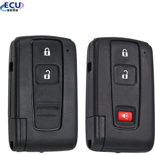 2 Button / 2+1Button New Keyless Smart Remote Key Shell Case Fob for Toyota Prius 2004-2009 with Small key
