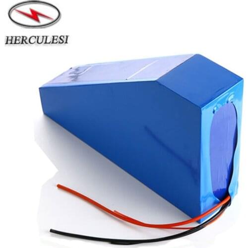 2000W 48V Triangle Ebike Battery 13S9P NCR18650PF Lithium Ion 48V 26.1Ah Electric Bike Battery Pack