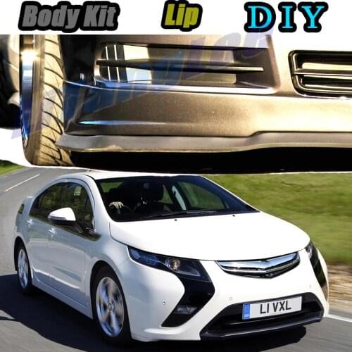 Car Bumper Lip Front Spoiler Skirt Deflector For Holden Volt 2010~2019 Tune Car Modified Body Kit VIP Hella Flush Lips