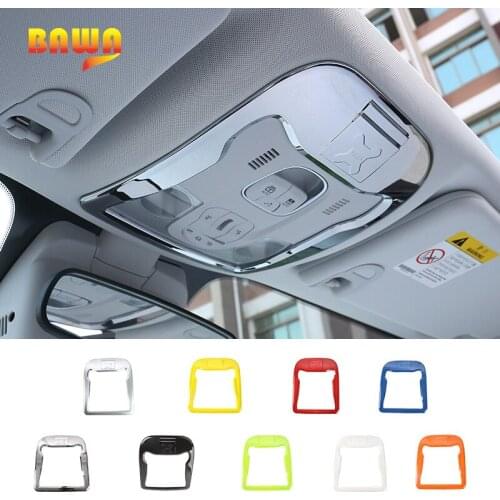 BAWA Interior Mouldings Reading Light Cover Frame for Jeep Renegade 2016-2017 Accessories Car Interior Decoration Frame