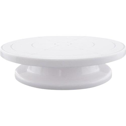 Free Shipping Plastic 11.5x4''Cake Decorating Icing Rotating Turntable Cake Stand