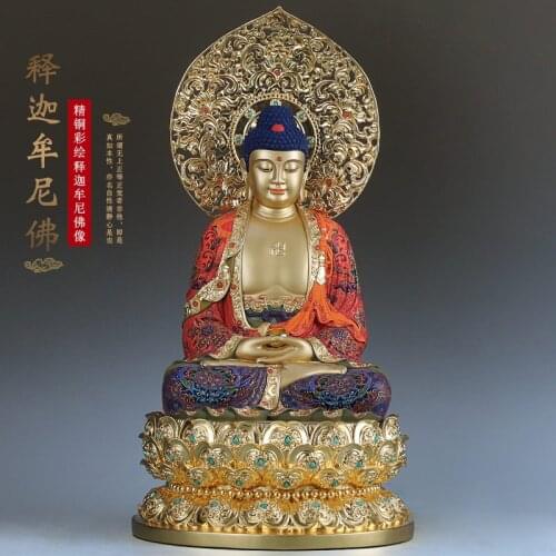 Large Southeast Asia TOP high grade gilding Sakyamuni Amitabha Buddha statue HOME shop altar shrine bless safe good LUCK healthy