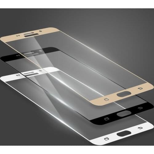 For Samsung Galaxy C9 pro A9 A5 A3 A7 J3 J5 J7 2016 S7 ON5 ON7 2017 full cover tempered glass Original screen film protection