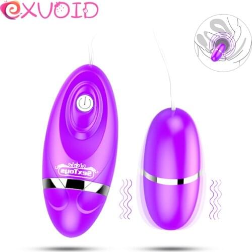 EXVOID Sex Toys for Women 12 Frequency Strong Vibration G-Spot Massager Egg Vibrator Orgasm Clitoris stimulate Remote Control