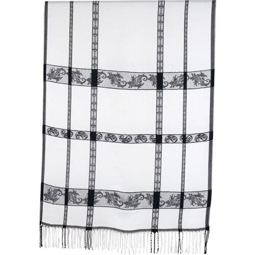 Jzhifiyer Women's Plaid Scarves