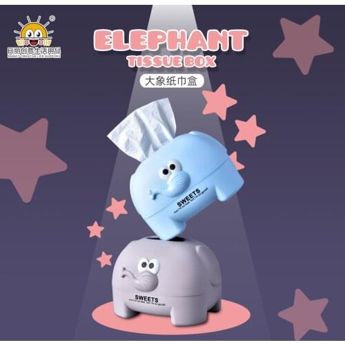 Animal Towel Box Living Room Table Roll Paper Drawing Box Thickened PP Plastic Multifunctional Paper Towel Box