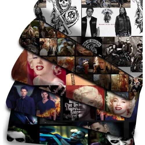 Patchwork Music Movie Idols Polyester Cotton Fabric for Tissue Sewing Quilting Fabrics Needlework Material DIY Handmade,c474