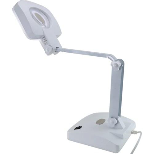 BEST 8611BL smartphone screen LED magnifier Reading Lamp with Clamp magnifier soldering stand Repair Tool for IPhone