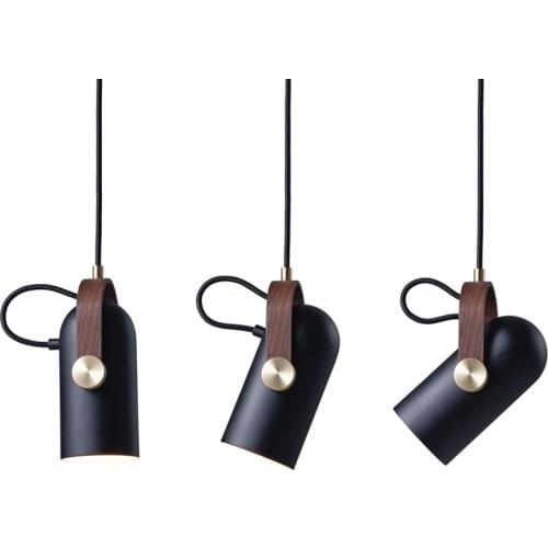 Nordic Small Hat Iron Pendant Lights for Bedroom Bedside Warm Modern Shop Hanging Lamps Lighting Clothing Shop Bar Deco Fixtures