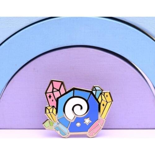 New Fashion Game Fossil & Gemstone Brooch Pins Enamel Metal Badges Lapel Pin Brooches Jackets Jeans Fashion Jewelry Accessories