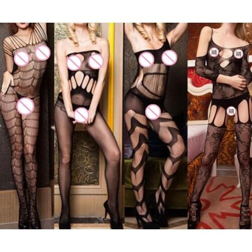 Shengrenmei New 18 Style Sweet Sexy Lingerie Costumes Sexy Underwear for Female Black Sexy Product Teddies Mesh Fancy Bodysuits