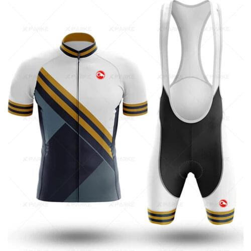 2022 New Mens Summer Short Sleeve Jersey Set Cycling Clothing Team MTB Clothes Road Bike Uniform Skinsuit Breathable Quick Dr