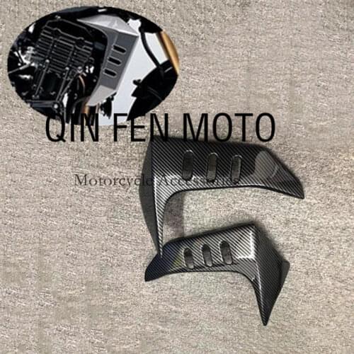 Carbon fiber paint Motorcycle Radiator Cover Side Panel Fairing Fit For Kawasaki Z1000 2003 2004 2005 2006